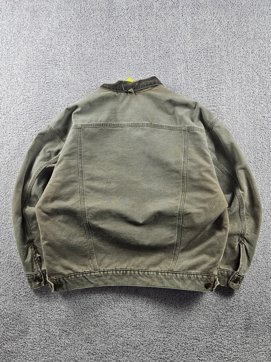 8~90's USA 칼하트J100덕캔버스 트러커 자켓 (XL)/10920 상품이미지5