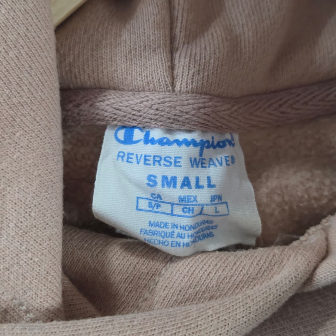 챔피온 블루택 리버스위브 기모 후드티 S 상품이미지5