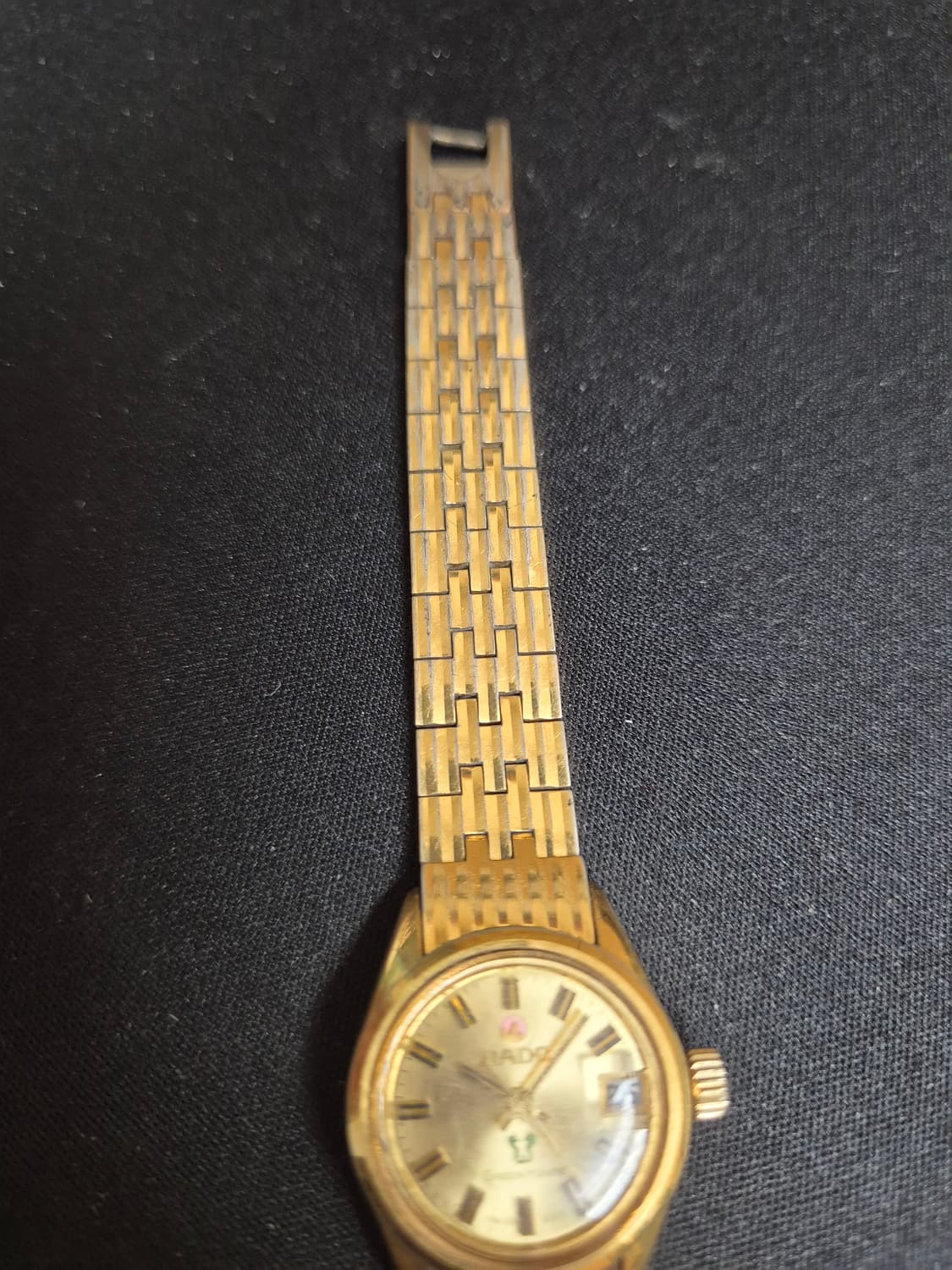 RADO 라도 빈티지 오토매틱 금장 손목 시계 여성용  상품이미지4