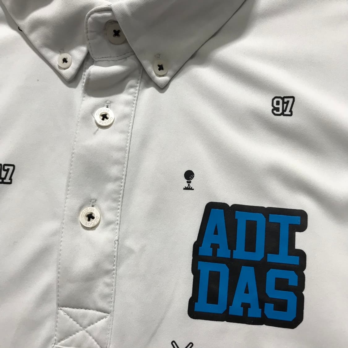 [L] 아디다스(ADIDAS) 골프 프린트 반팔 폴로티셔츠p714 상품이미지3