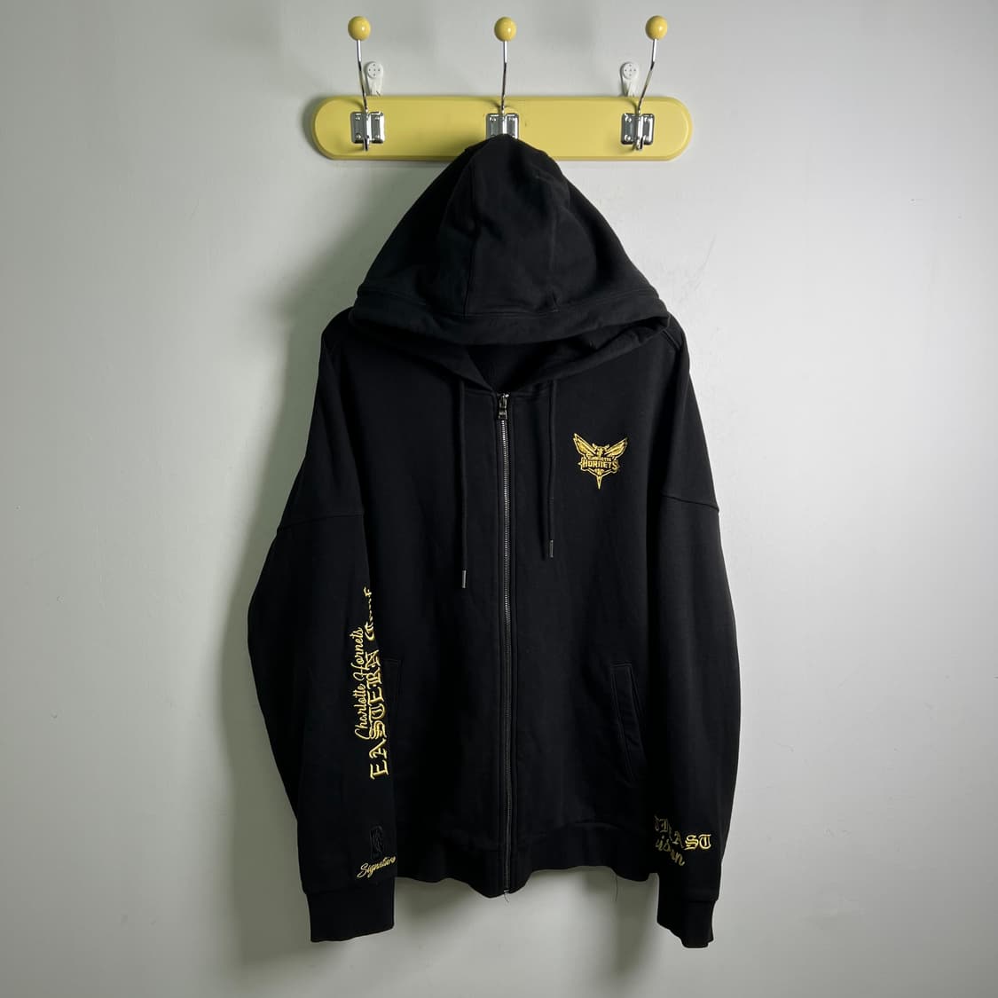 NBA 샬럿 호네츠 블랙 후드집업 L 상품이미지1