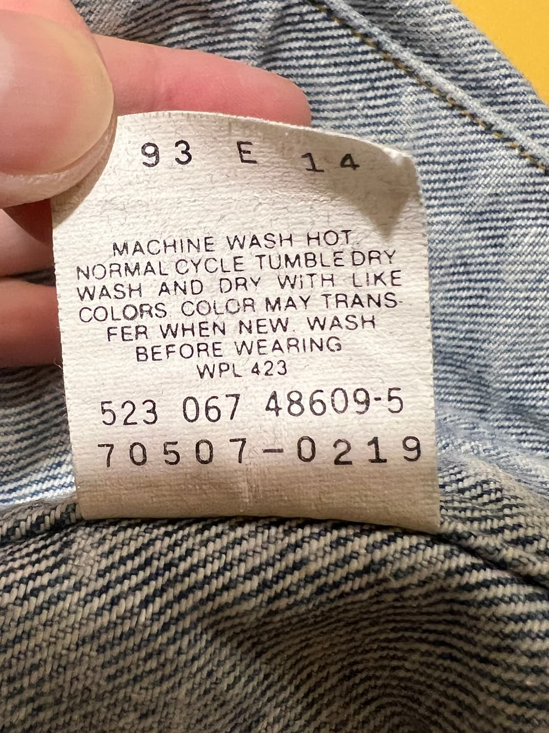 90s [L] USA 리바이스 타입3 트러커 자켓 상품이미지8