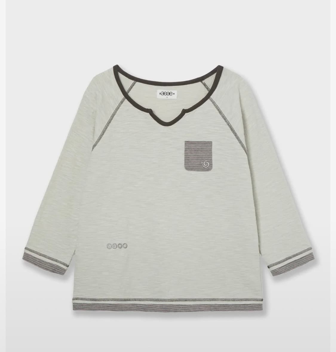 에이이에이이 LAYERED SLEEVE TEE [IVORY] 상품이미지1