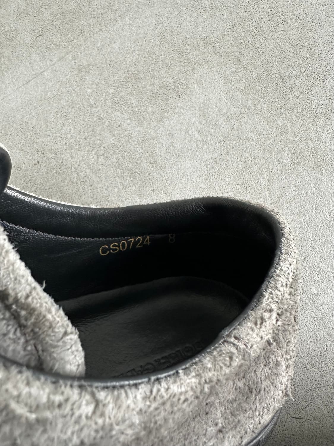 돌체앤가바나 디스트로이드 그레이 레더 스니커즈 상품이미지8