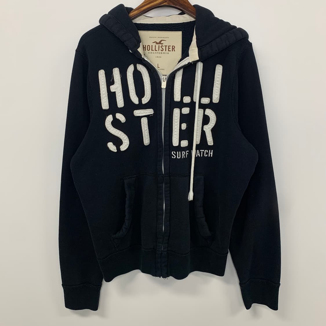 홀리스터 y2k 와투케 블랙 후드집업 상품이미지2