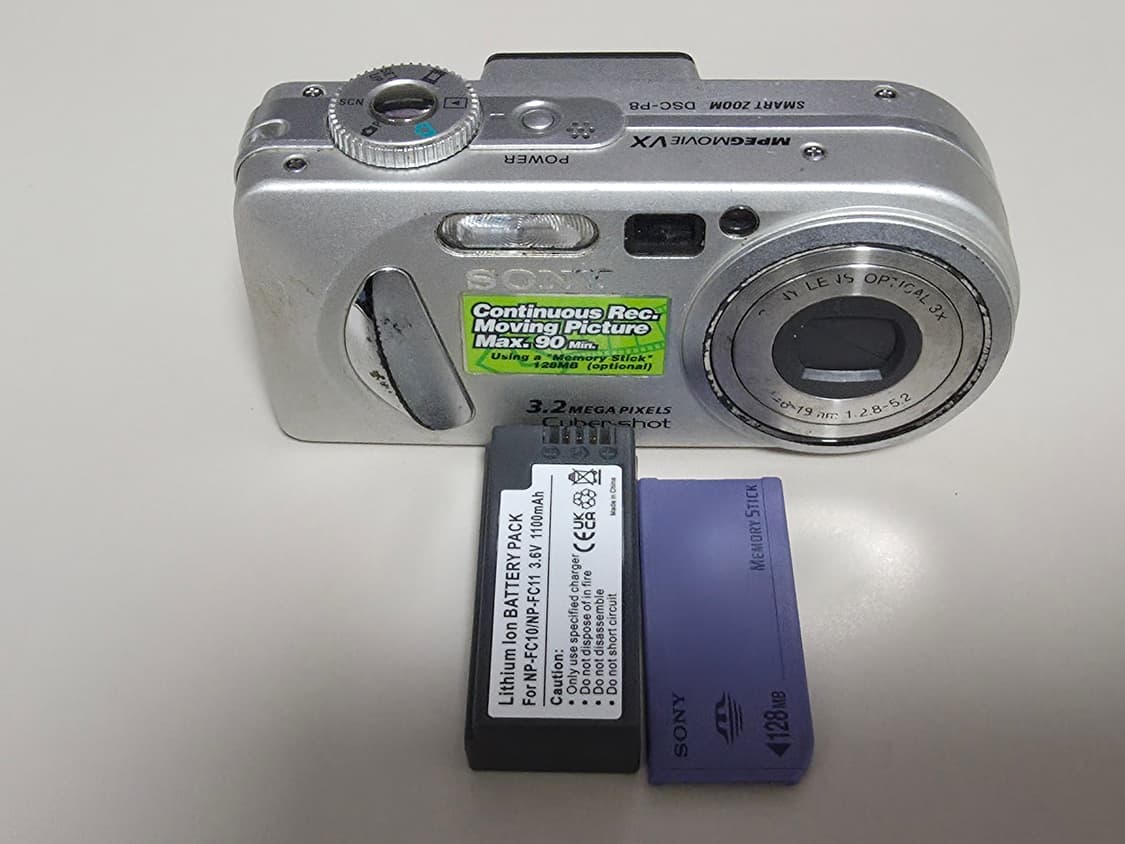 소니 사이버샷 DSC-P8 빈티지 디지털카메라 상품이미지8