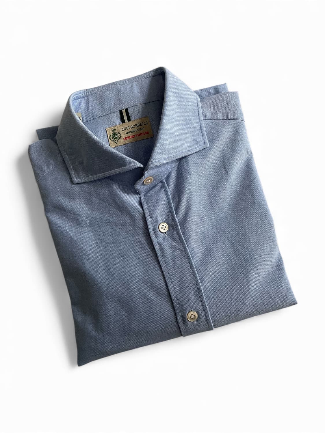 루이지 보렐리 옥스포드 코튼 셔츠 팝니다. 상품이미지1