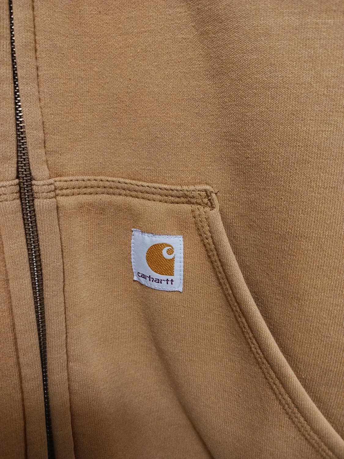 칼하트 레인디펜더 된장 집업후드 상품이미지3