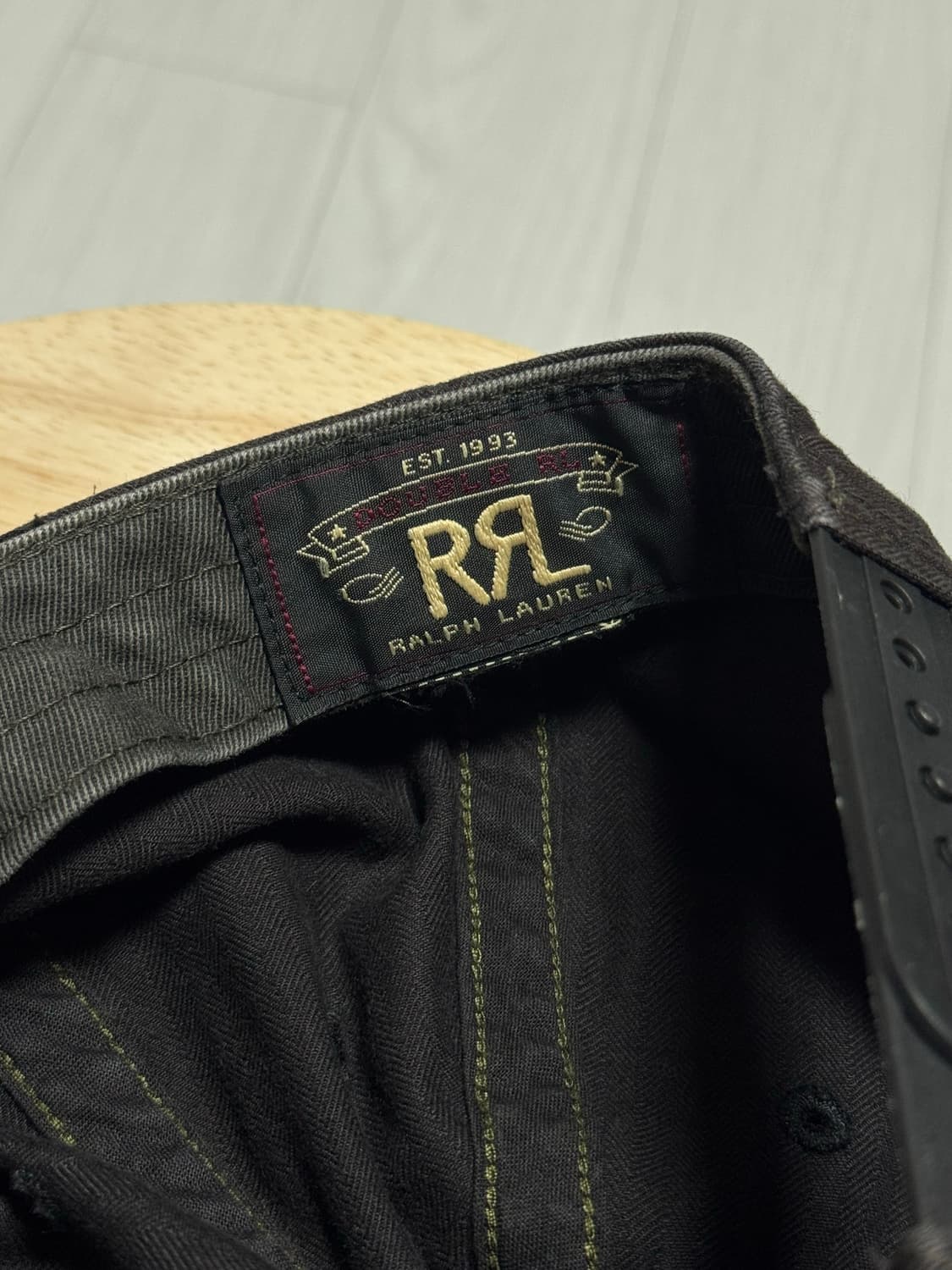 RRL 더블알엘 윙 볼캡 블랙 상품이미지5