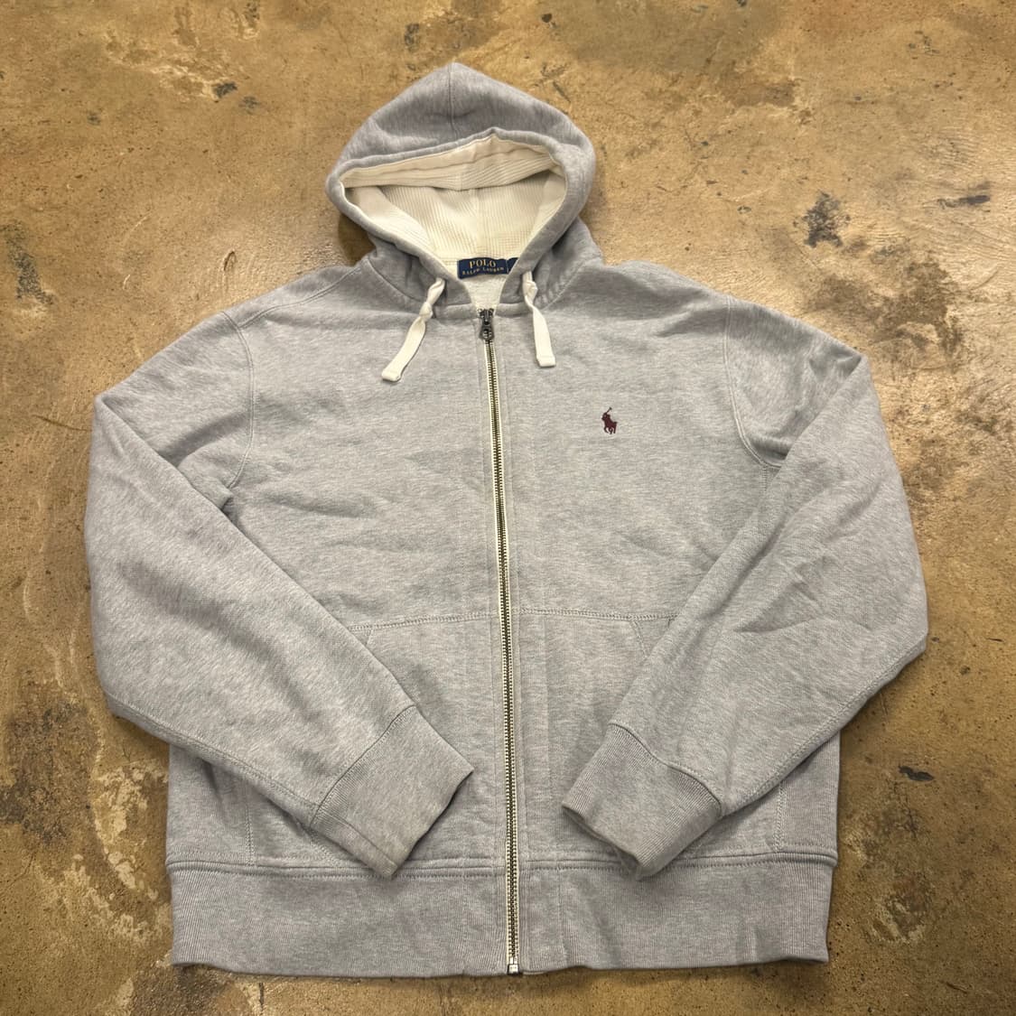 폴로 랄프로렌 그레이 후드집업 상품이미지2