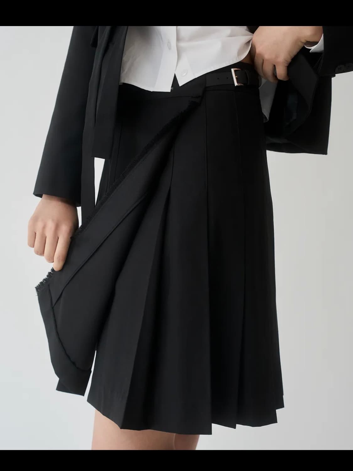 플리츠미디스커트 상품이미지5
