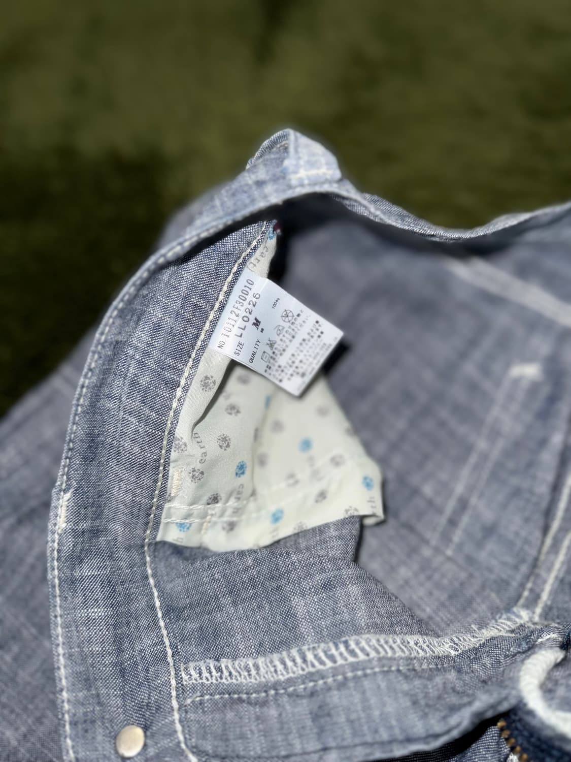 [M] LEE 리 MADE IN JAPAN EME 라인 샴브레이 워크팬츠 상품이미지4