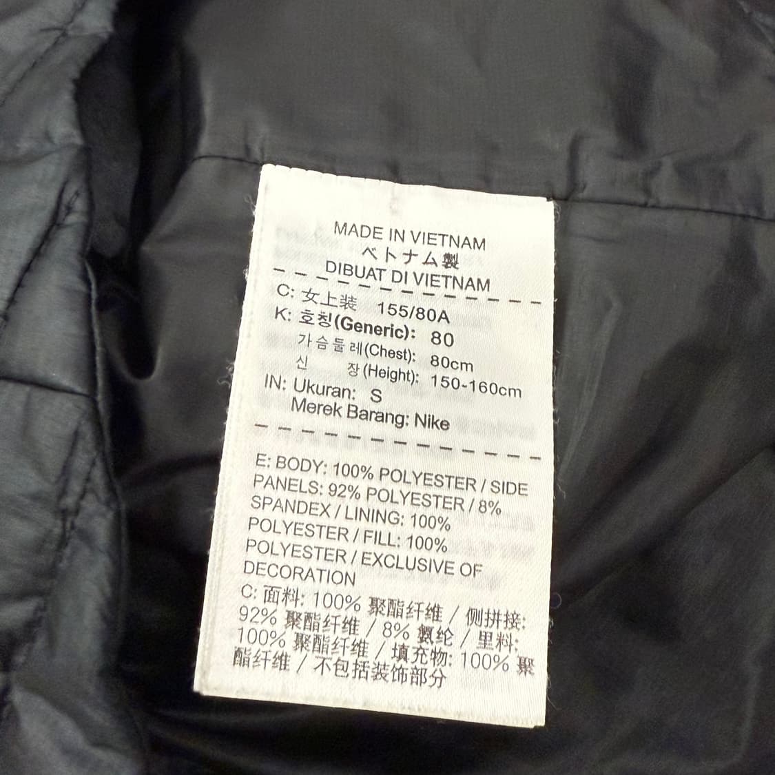 [정품/S,80] 나이키 에어로로프트 골프 패딩 조끼 b8 상품이미지6