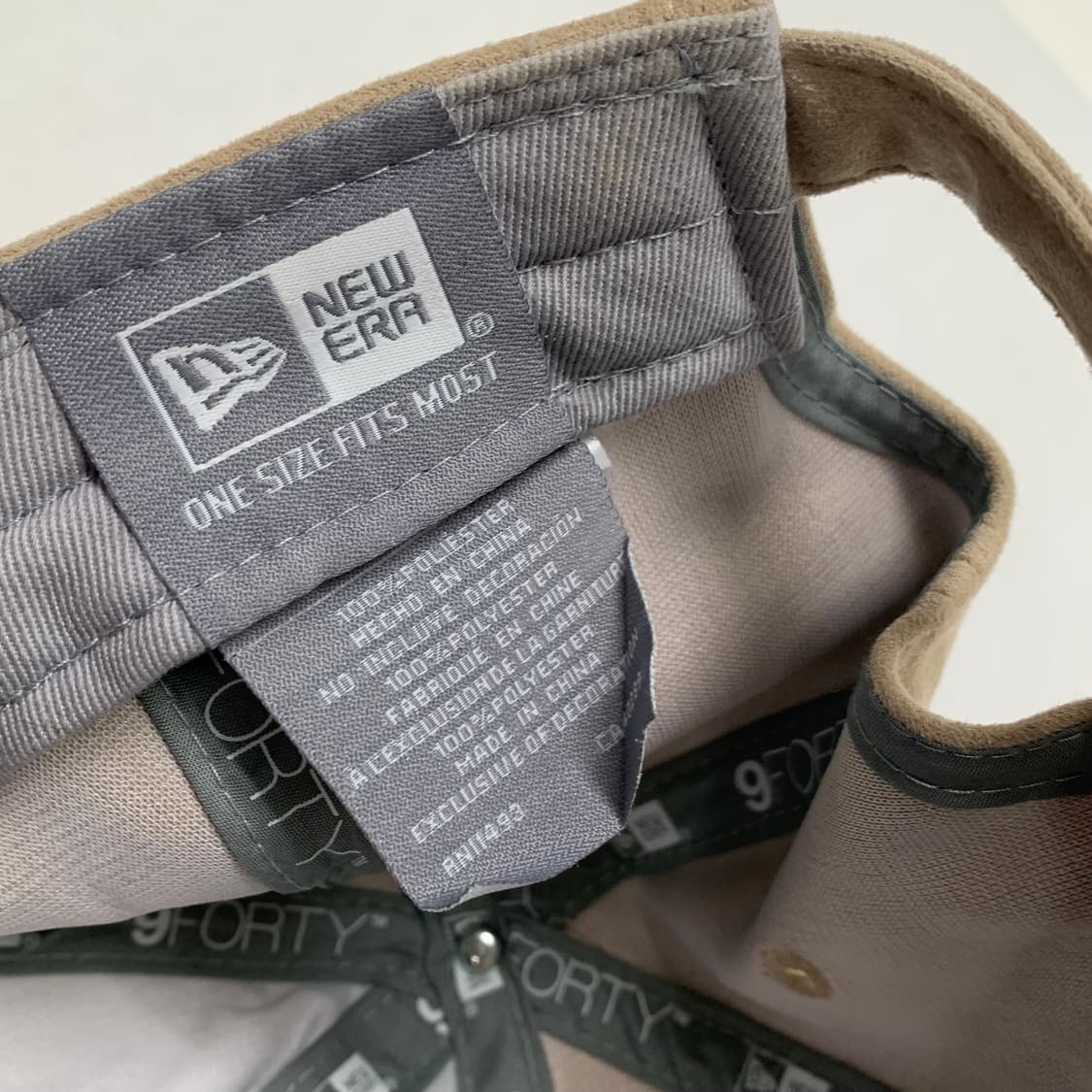 뉴에라 9FORTY NYC 스웨이드 볼캡 모자 상품이미지5