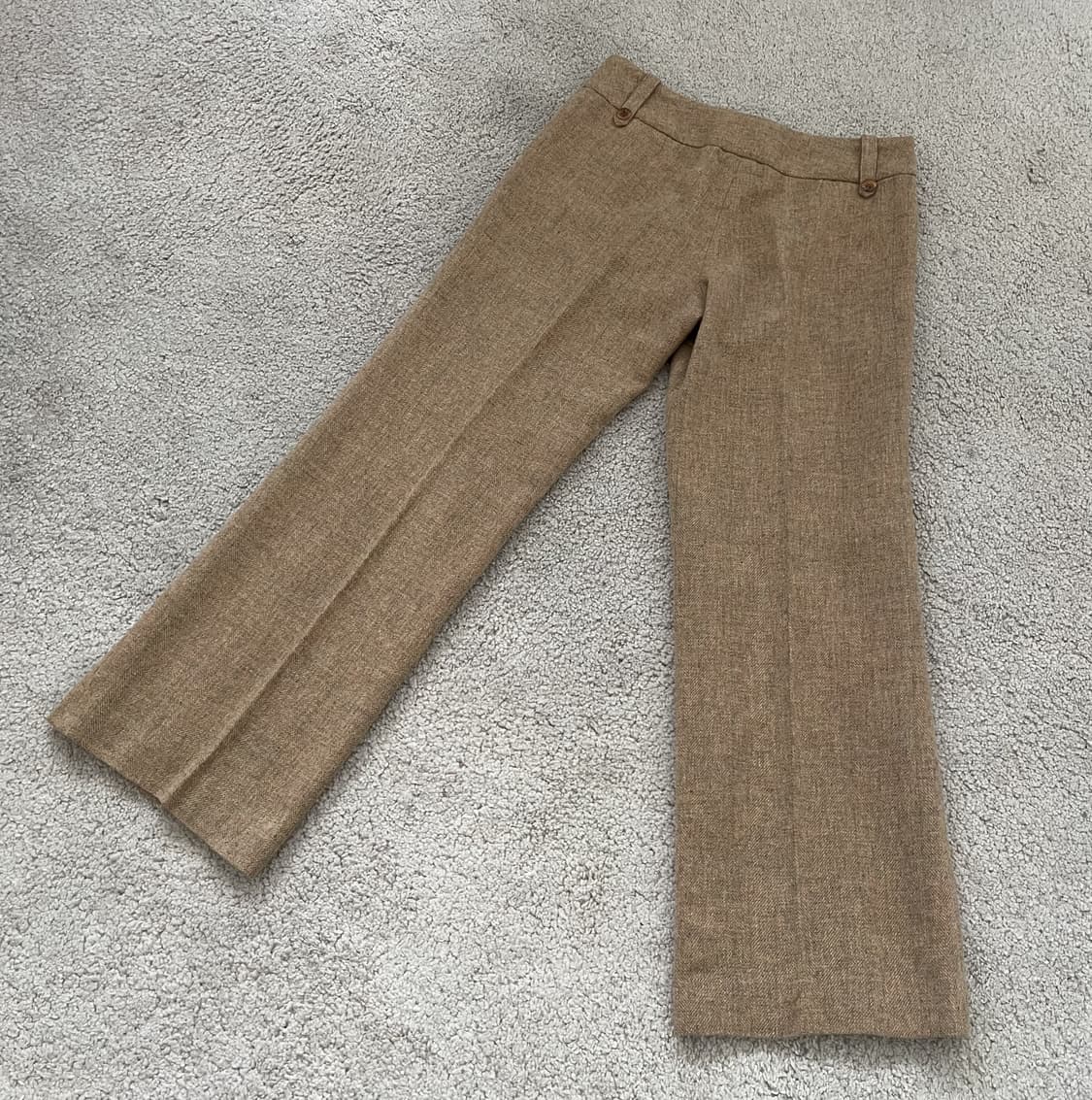 vintage low rise side button wool slacks 상품이미지6