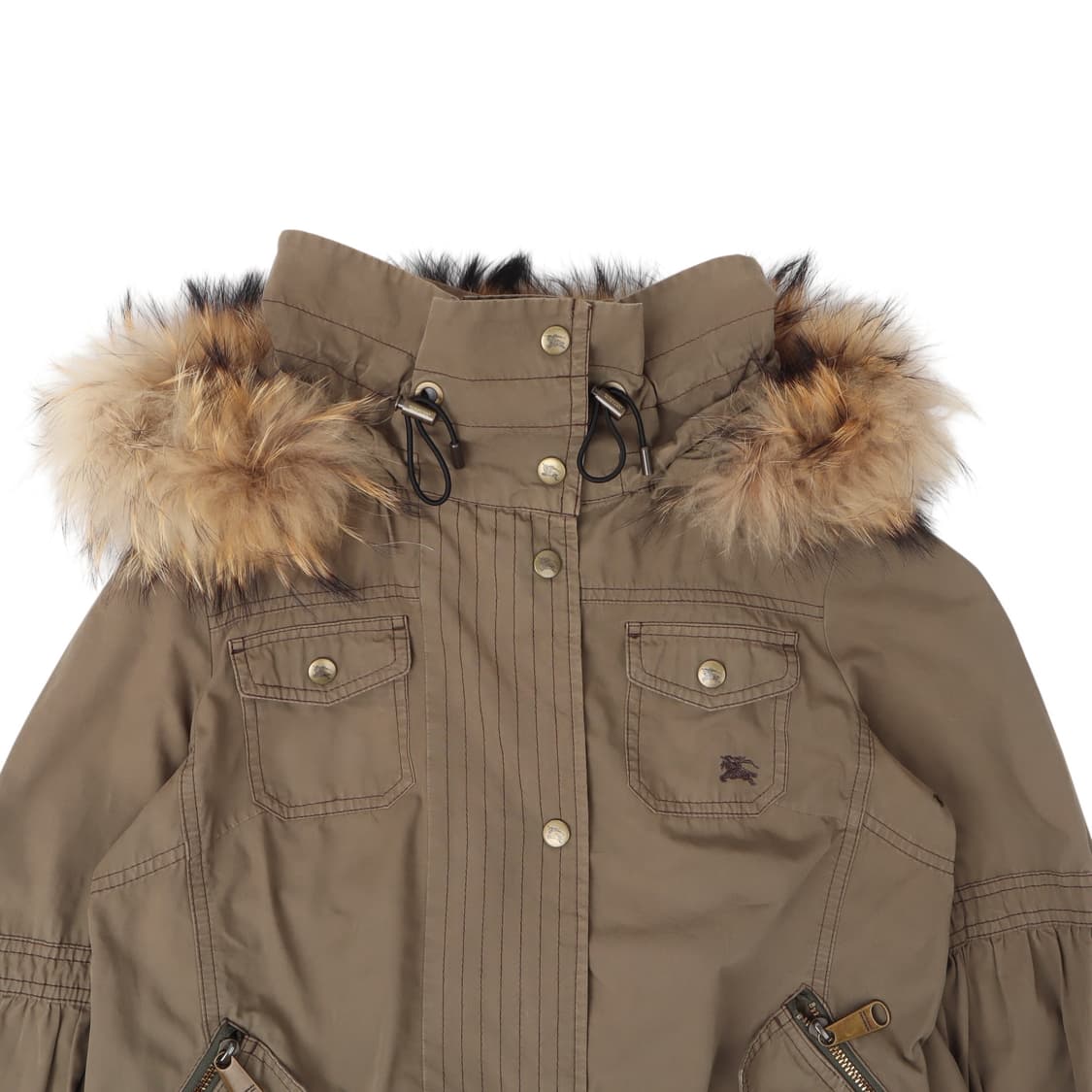 버버리 블루라벨 퍼 후디 멀티포켓 야상 자켓 상품이미지2