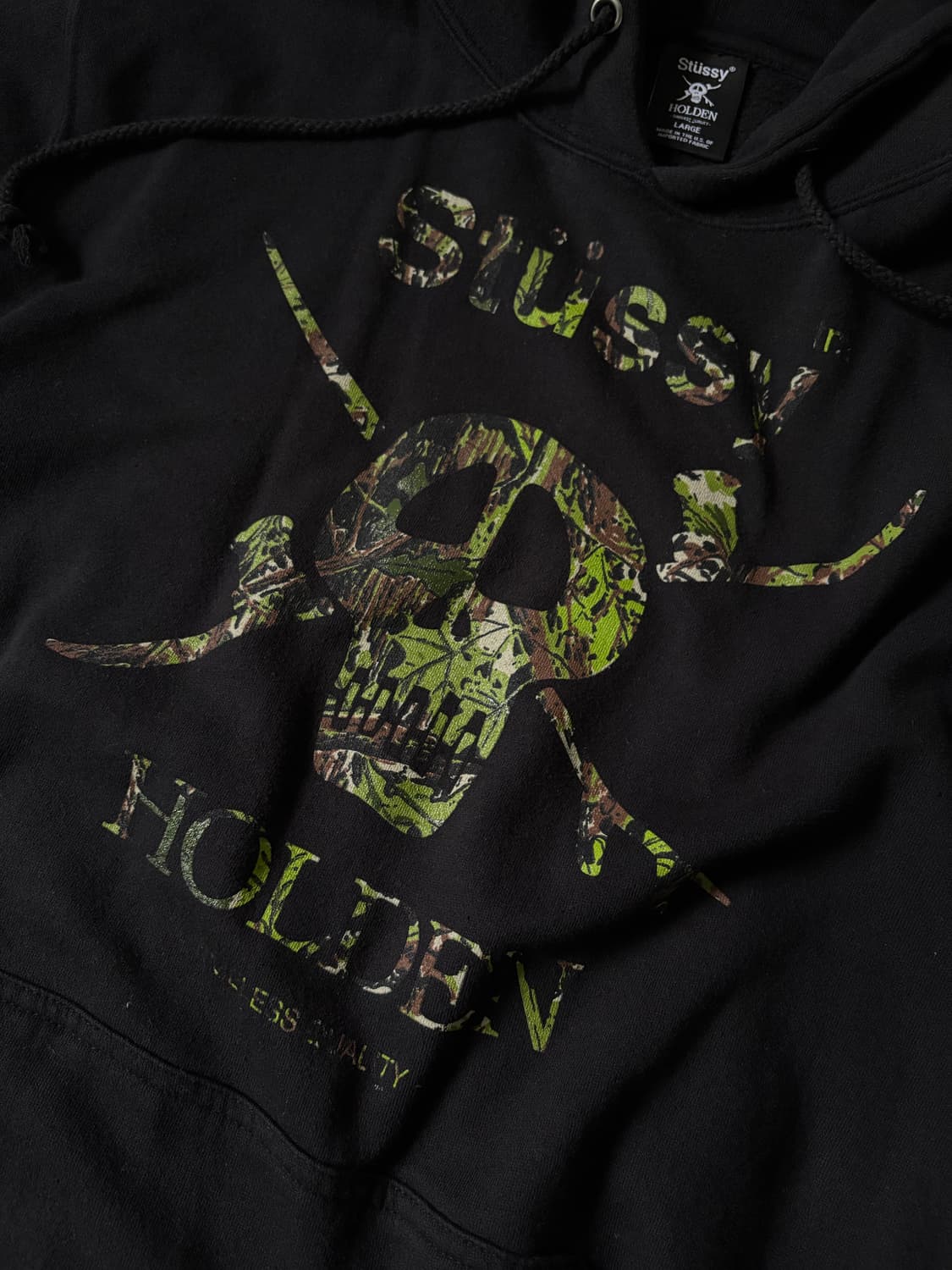 stussy x holden camo snow skull 후드티 상품이미지2