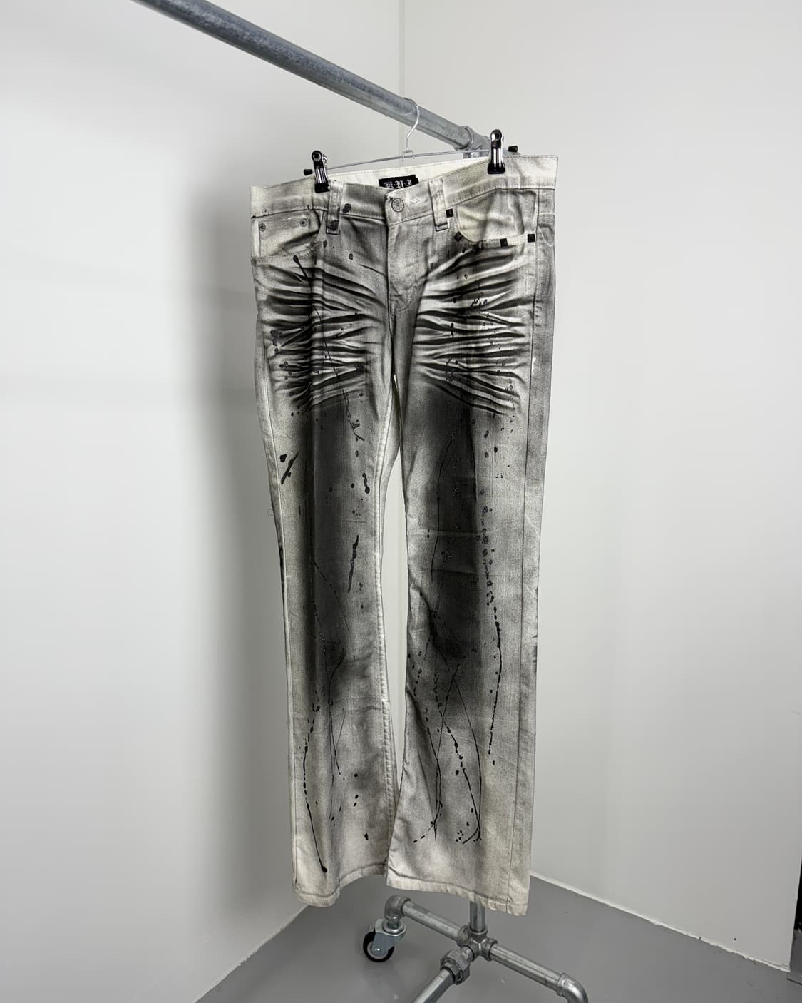KHI Spray Painting Wrinkle Denim  상품이미지4