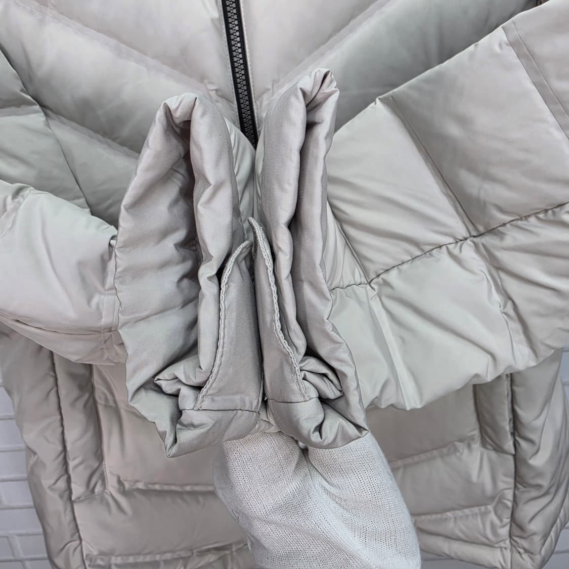 헤지스 골프 구스다운 경량 패딩 자켓 점퍼 100사이즈 새상품급 상품이미지6