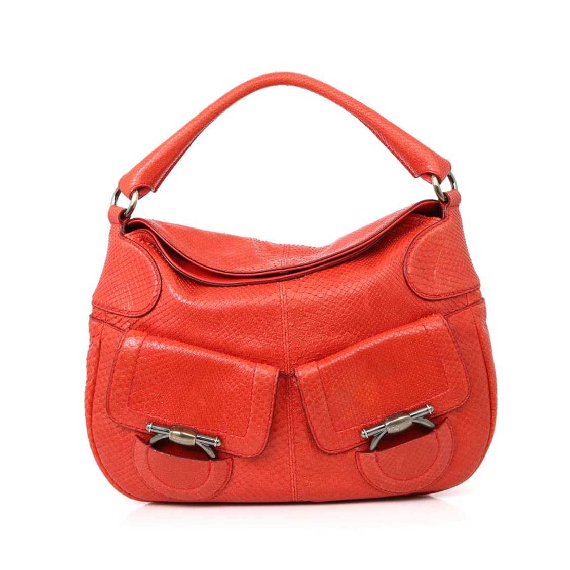 페라가모 간치니 파이톤 숄더 호보백 21B769 상품이미지2