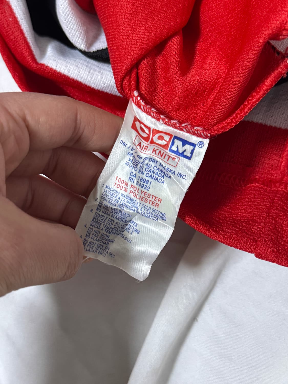 90s koho nhl 뉴저지 데블스 하키 져지 상품이미지8