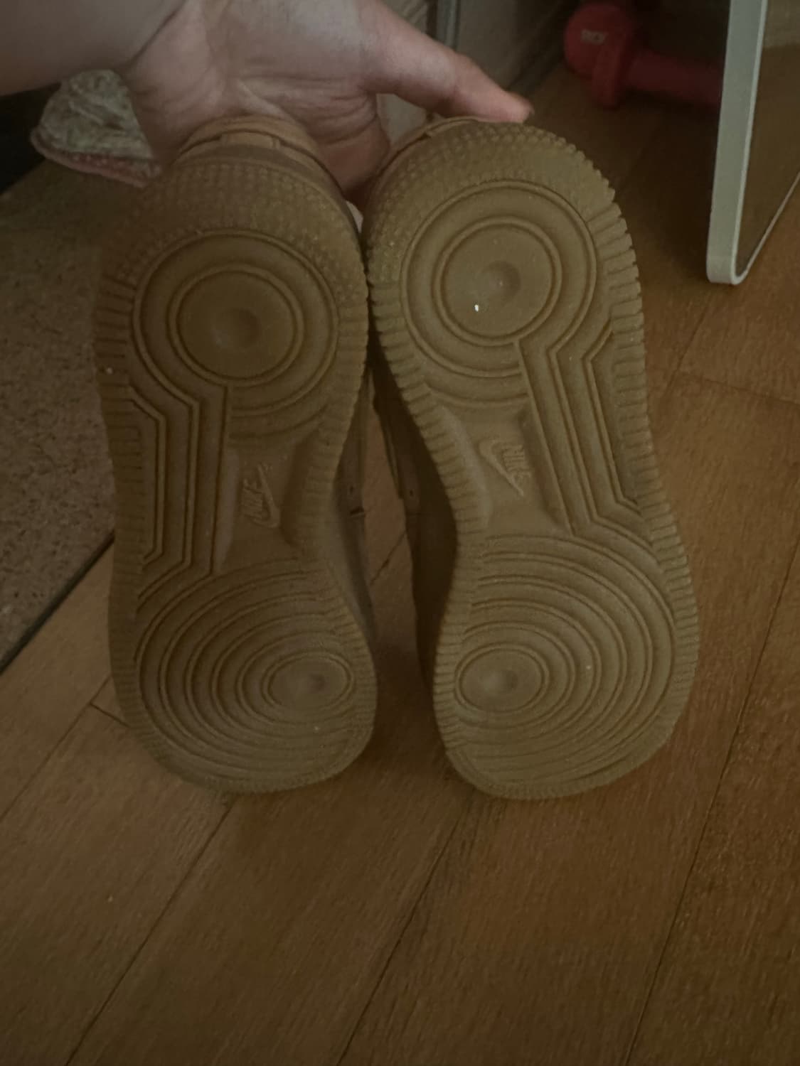 (W) 나이키 에어포스 1 '07 WB 플랙스 위트 240 된장포스 상품이미지5