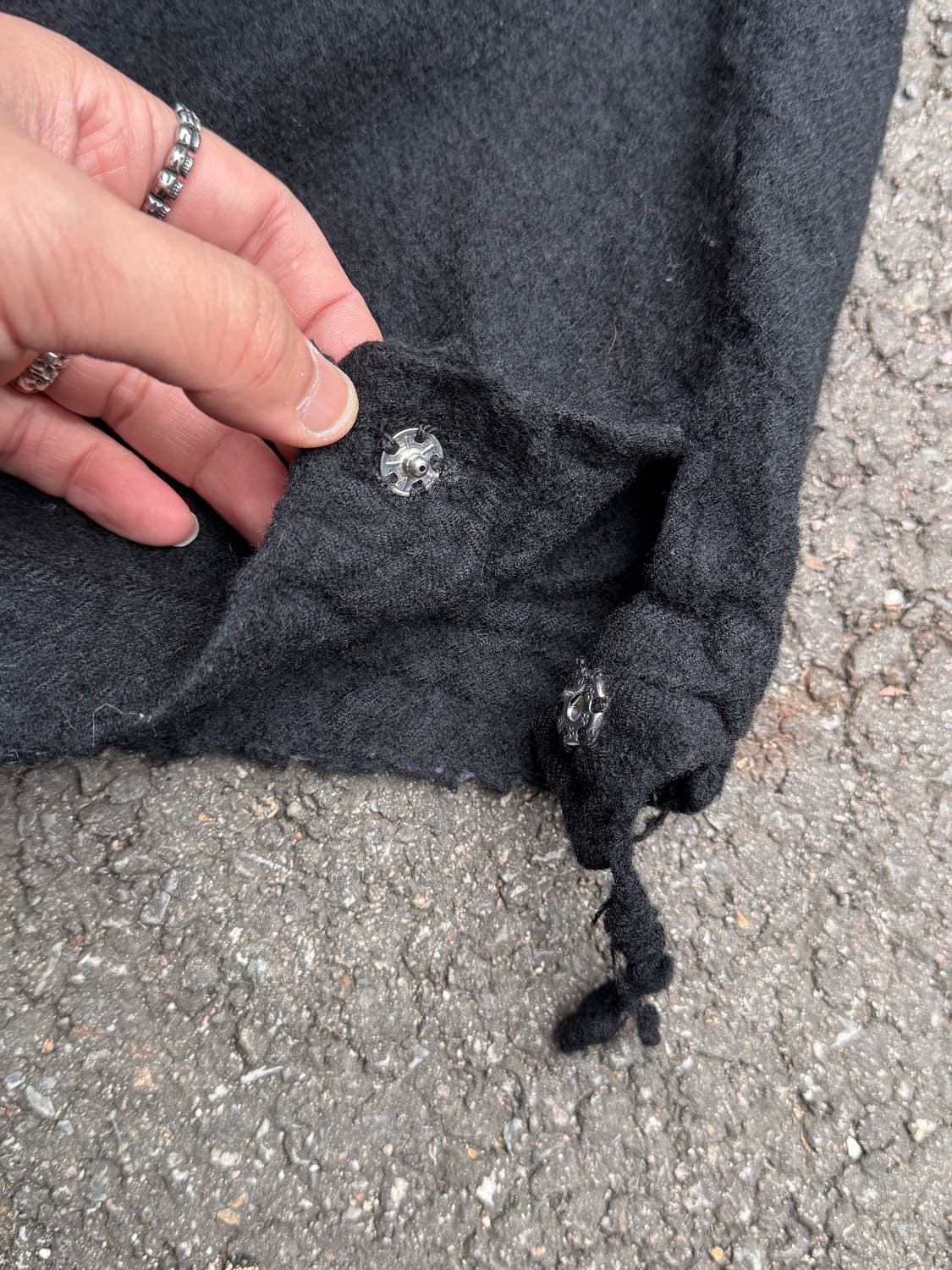 꼼데가르송 트리콧 크롭드 트라우저 울 팬츠  상품이미지10