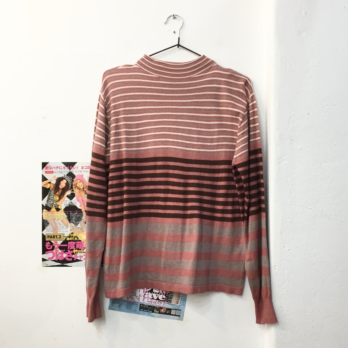 빈티지 딸기초코 반폴라 니트 상품이미지1