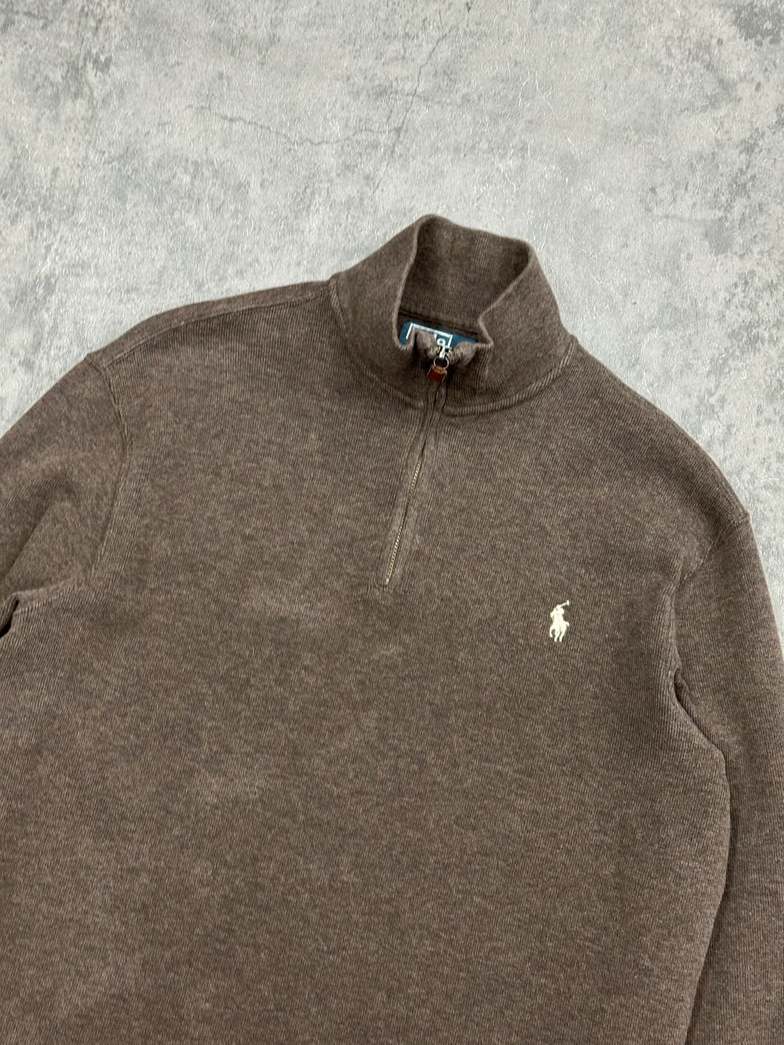 폴로 반집업니트 M 상품이미지3