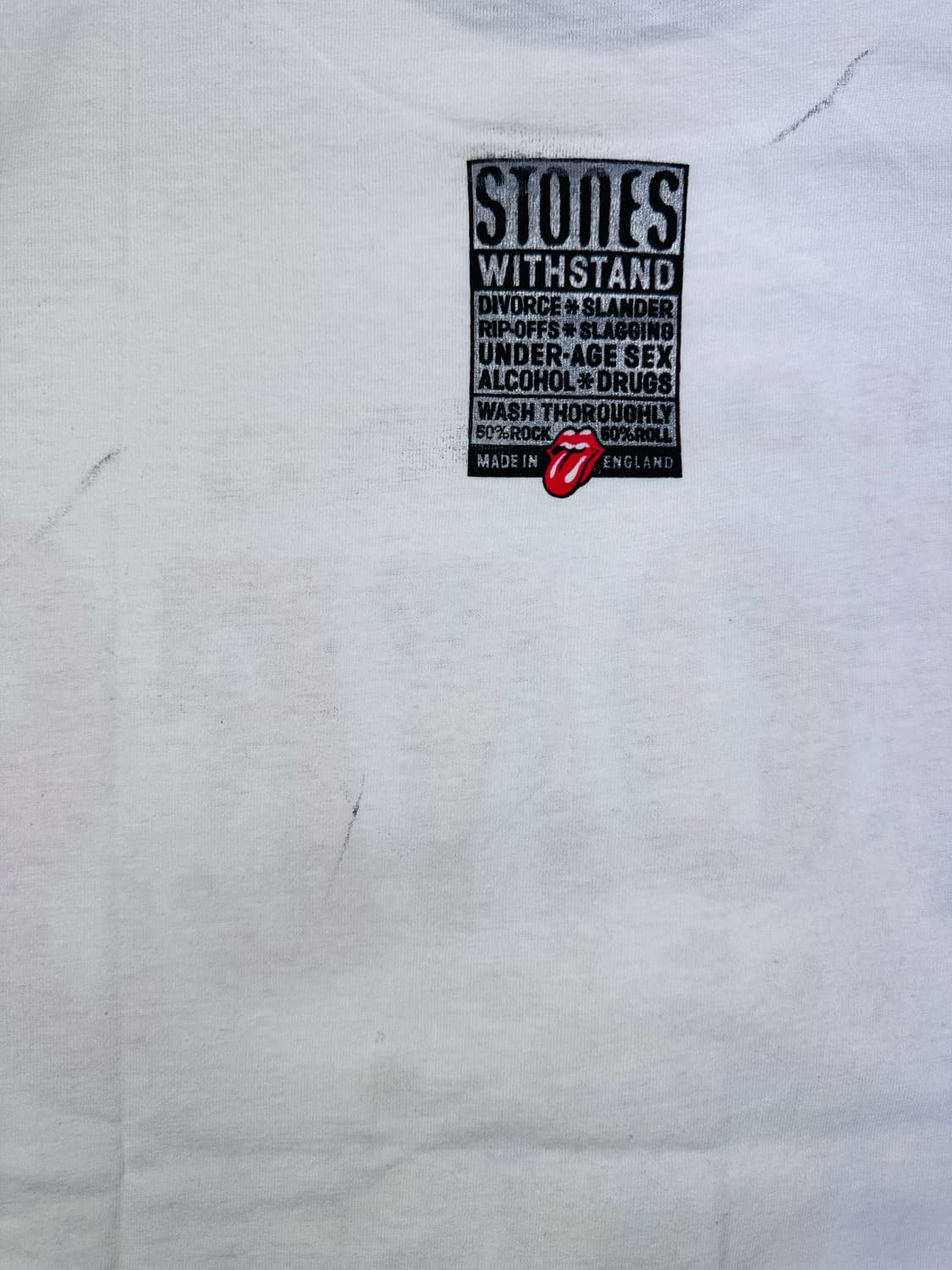 빈티지 90s 롤링스톤즈 the Rolling stones 부두 투어티L 상품이미지7