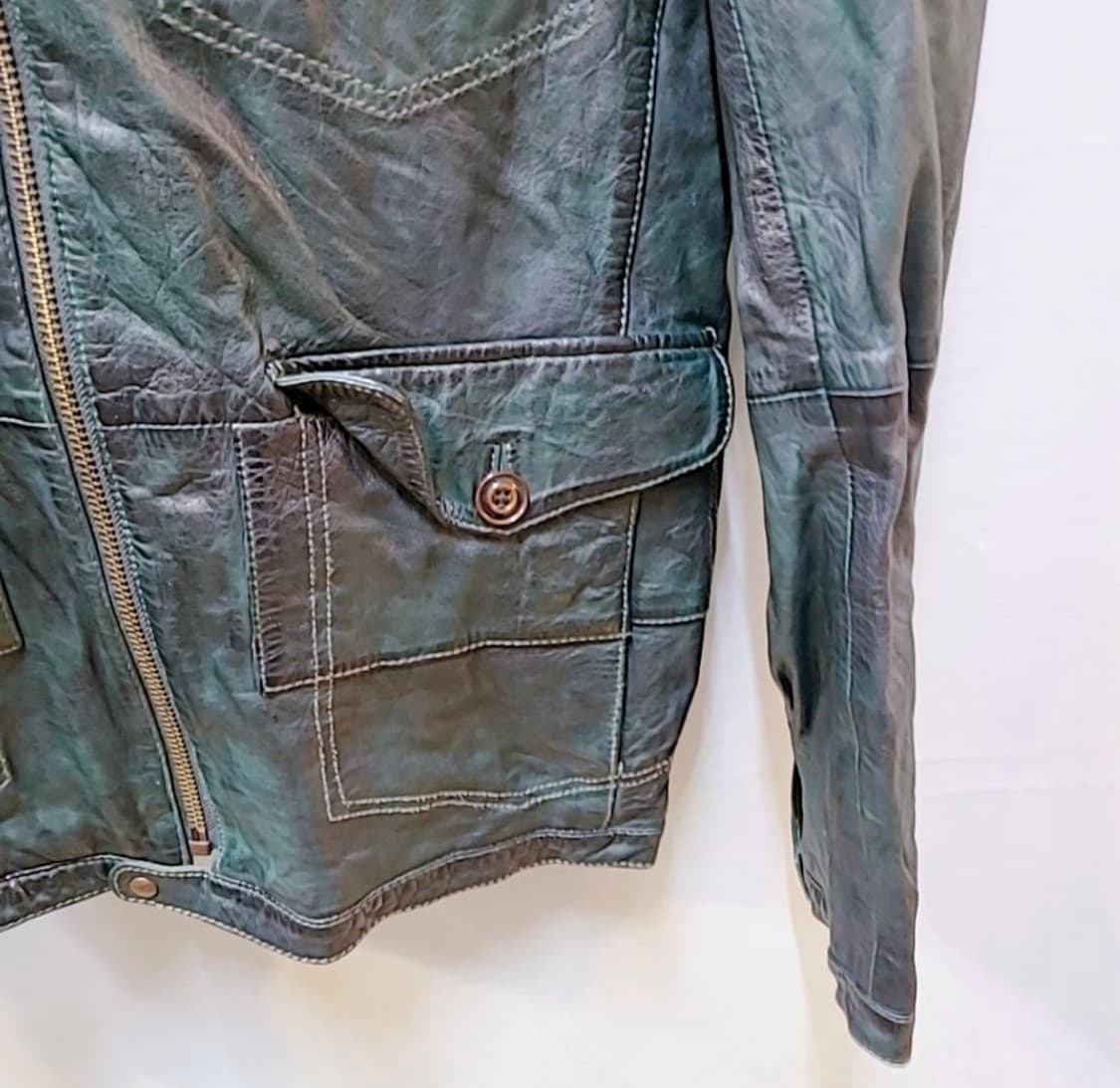 휴고보스 가죽 라이더 자켓  상품이미지2