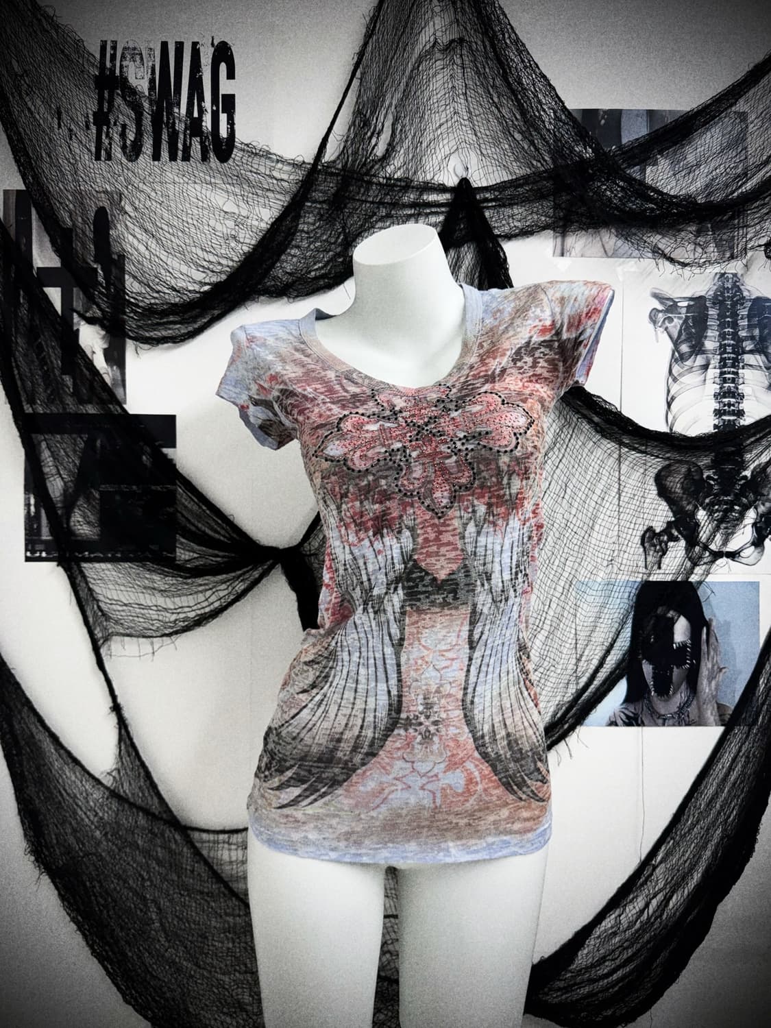 00s printing beads halfsleeve 상품이미지1