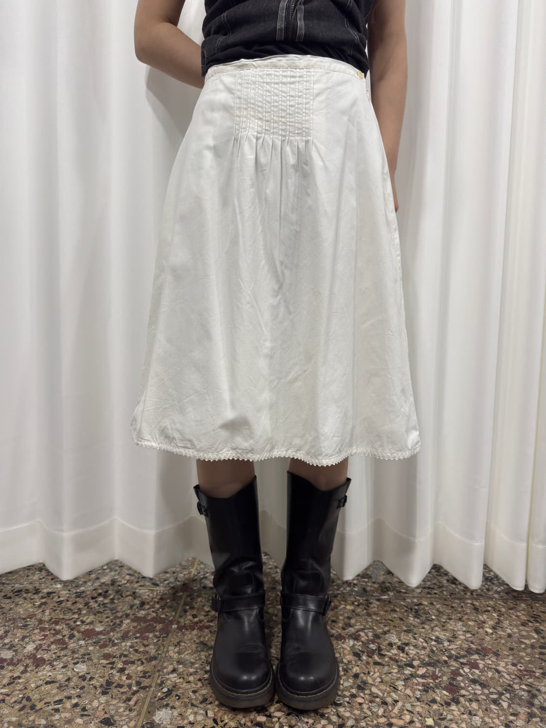 white mori midi skirt 상품이미지1