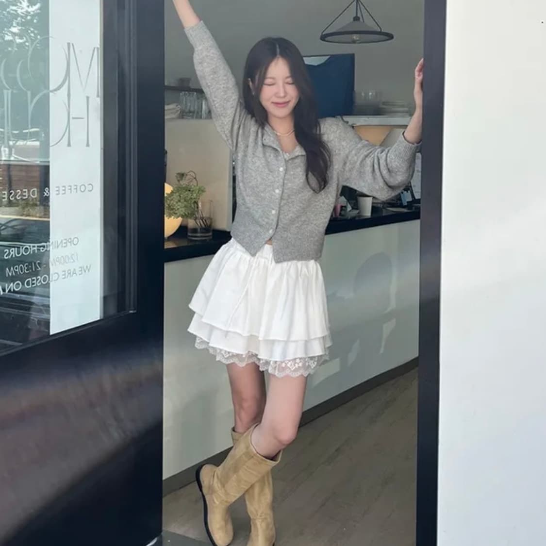 레이스 쭈리 스커트 상품이미지4
