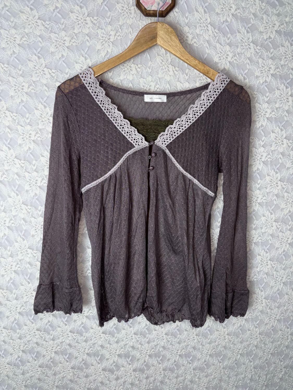 보라 레이스 가디건 나시 세트 상품이미지10