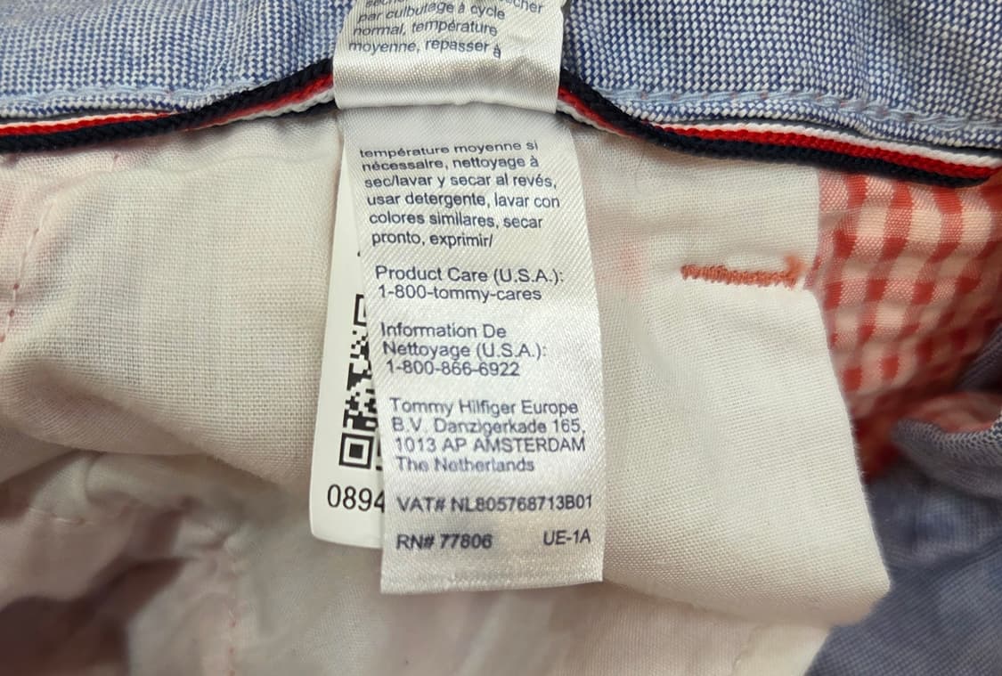 타미힐피거 남성 체크 반바지 상품이미지6