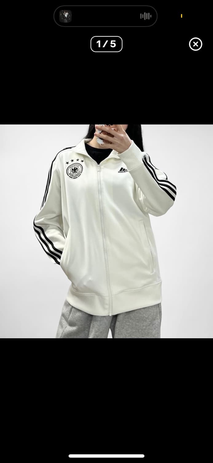 아디다스 독일 트랙탑 져지 화이트 상품이미지1