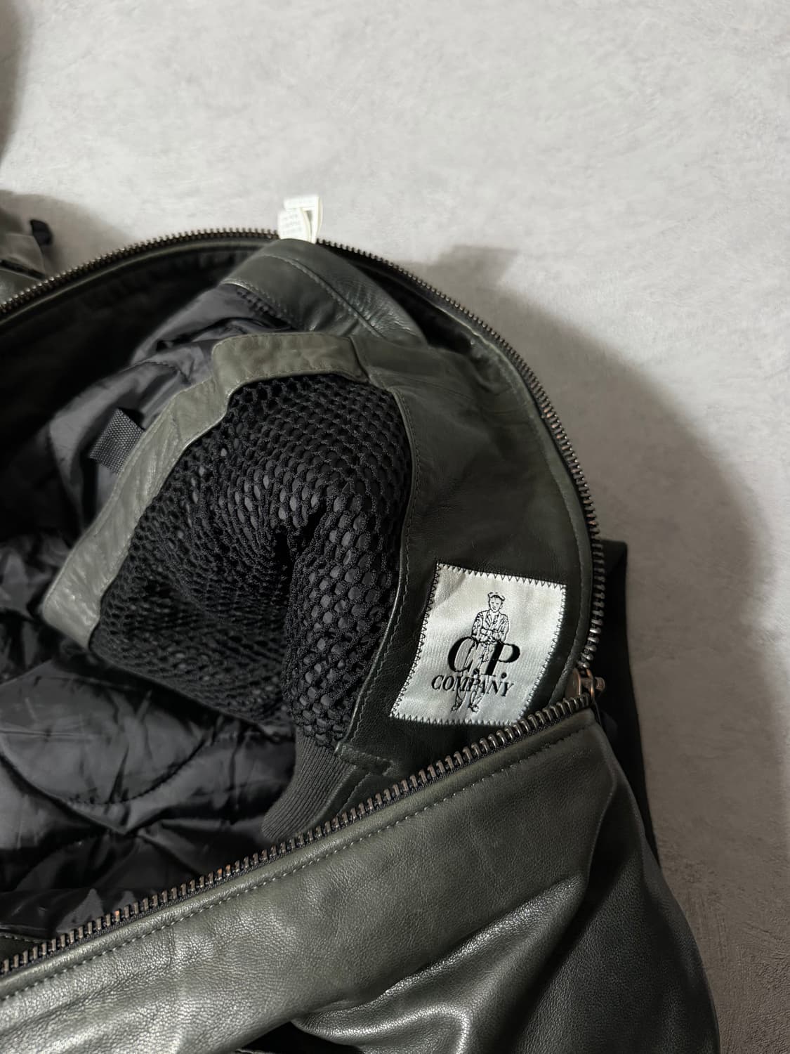 Cp컴퍼니 고글 램스킨 레더자켓 상품이미지9