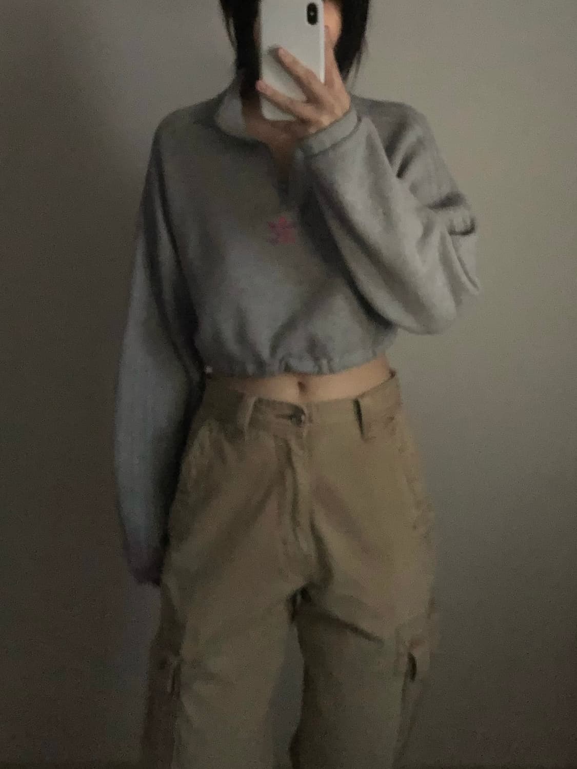 아디다스 스트링 크롭 아노락 맨투맨 상품이미지1