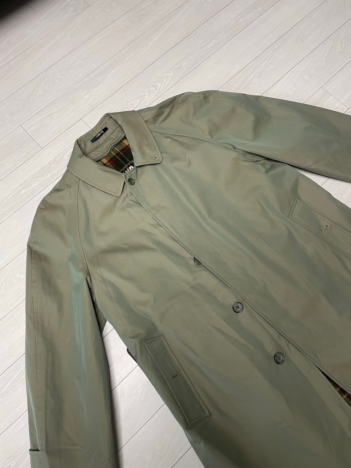 닥스 80년대 싱글 트렌치코트 상품이미지2