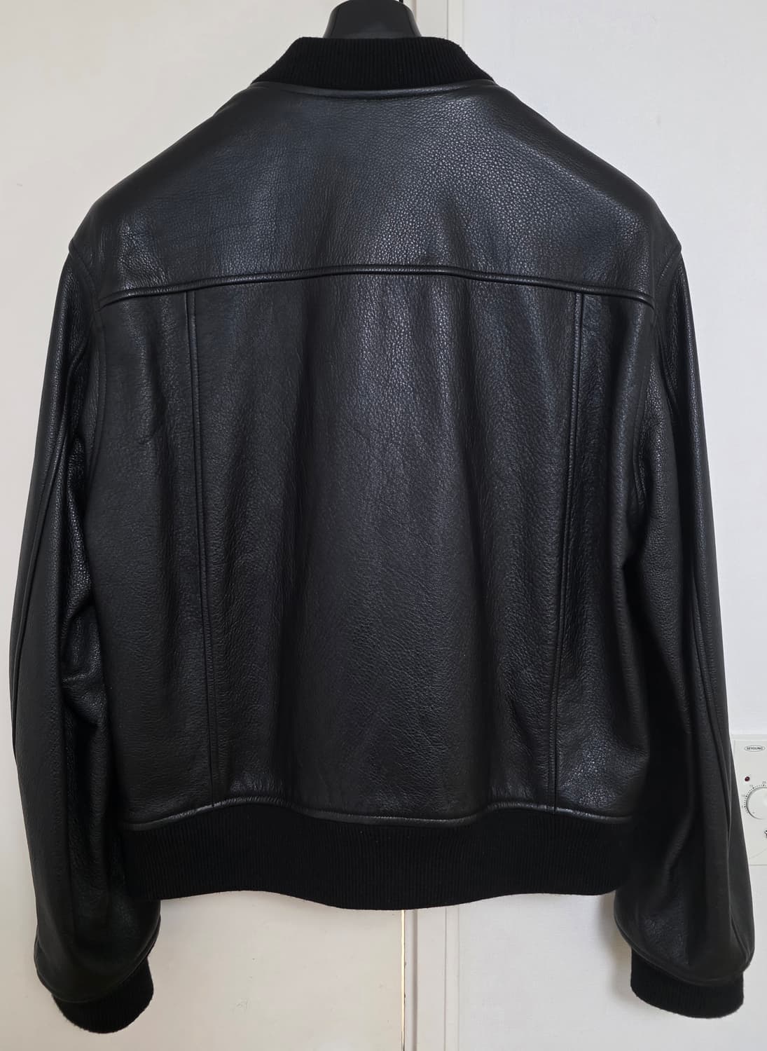 토니웩 그레인 레더 블루종 봄버 자켓 상품이미지2