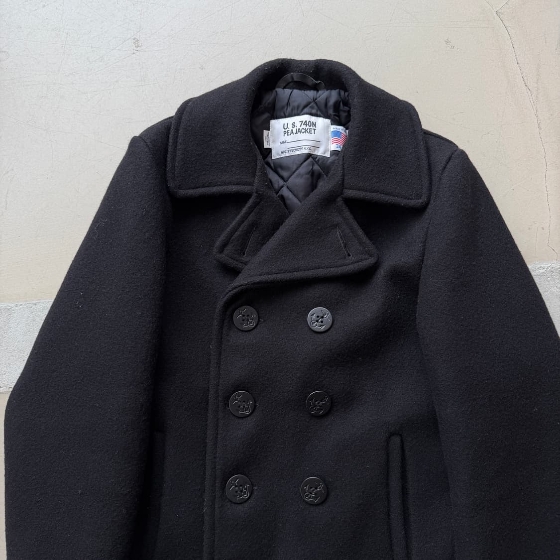 쇼트 울 피코트 상품이미지3