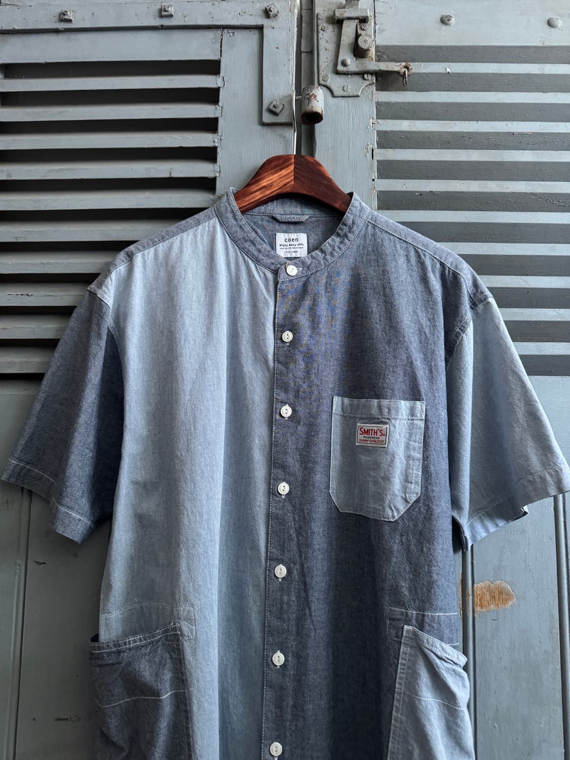 [L]Smith's Workwear 재팬 코튼 포켓 셔츠 상품이미지2