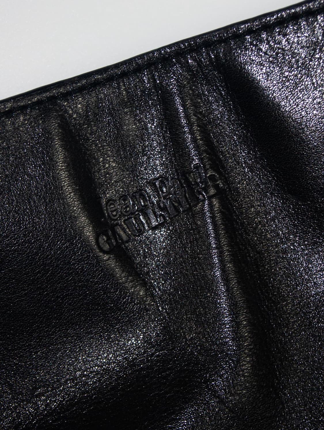 장폴 고티에 블랙 레더 숄더백 상품이미지3