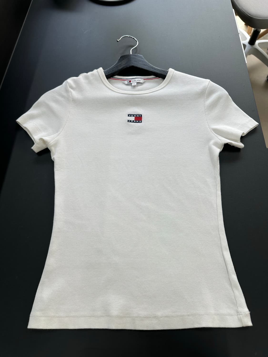 타미힐피거 진스 골지 반팔티셔츠 상품이미지4