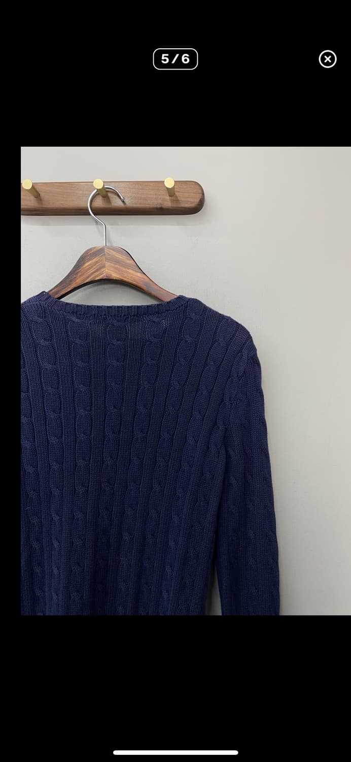 폴로랄프로렌 네이비 케이블 니트 A2411 상품이미지5