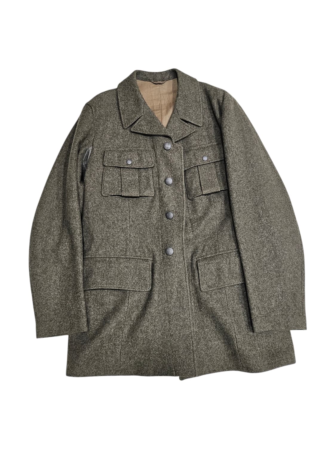 50's 스웨덴군 드레스 울 코트 상품이미지1