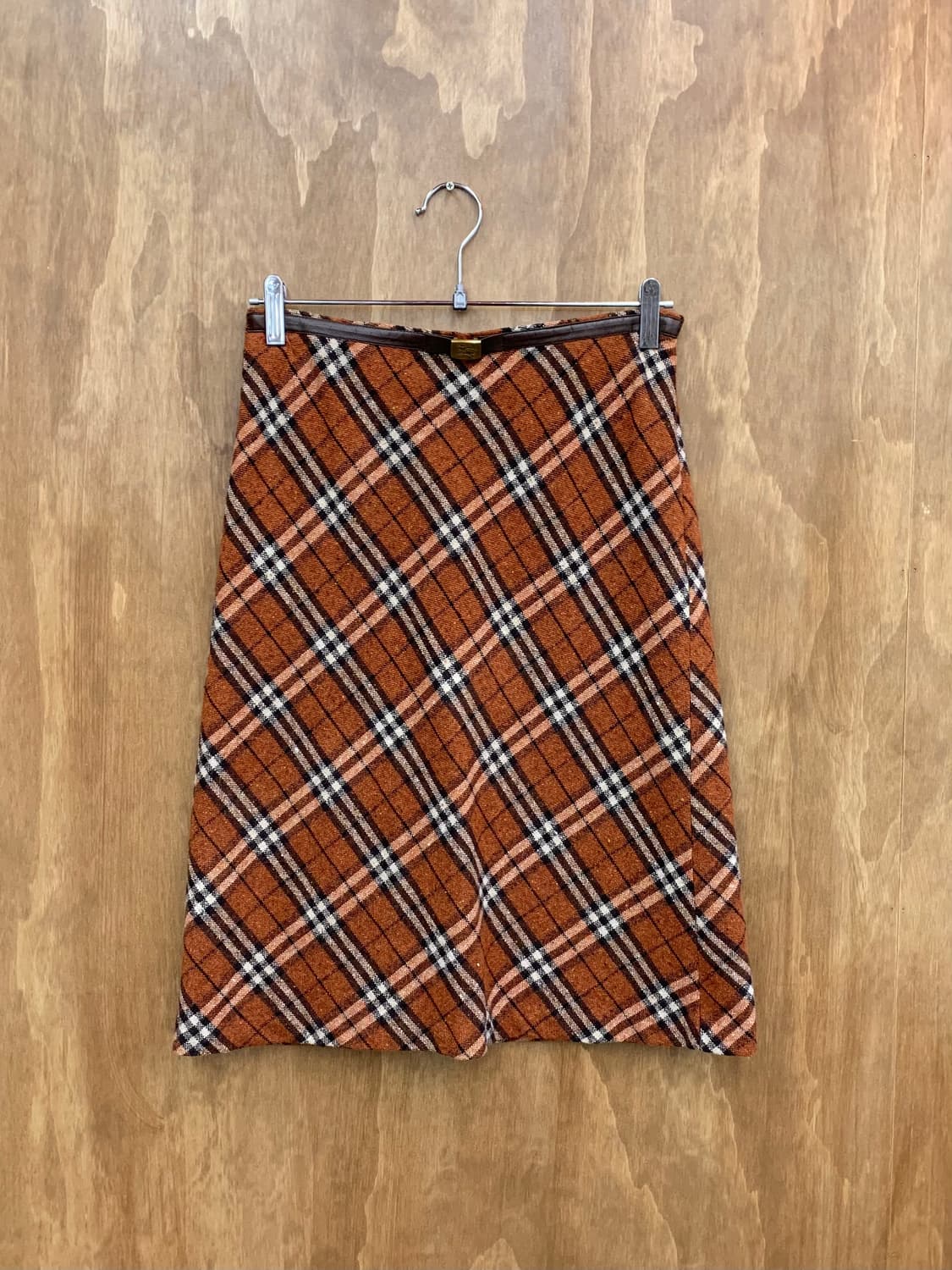 Burberry 버버리 블루라벨 체크 울 스커트 상품이미지1