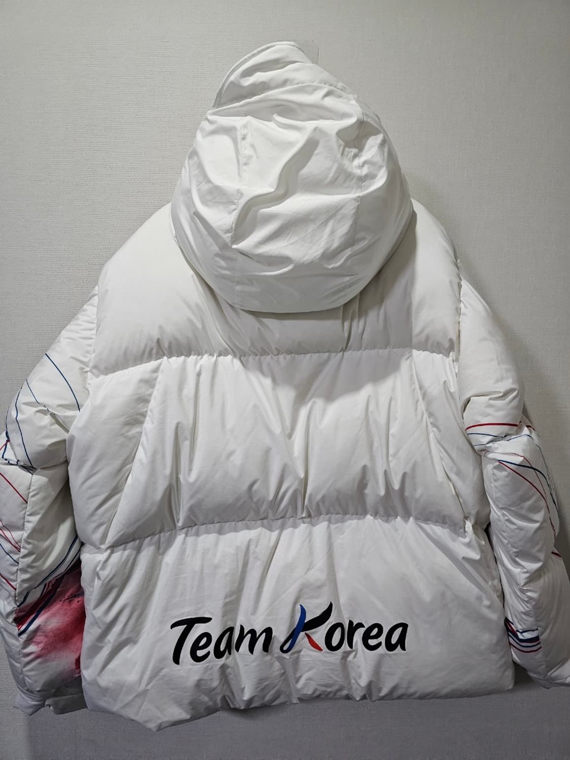 노스페이스 밀라노 올림픽 팀코리아 국대 단복 패딩 100/L 상품이미지4