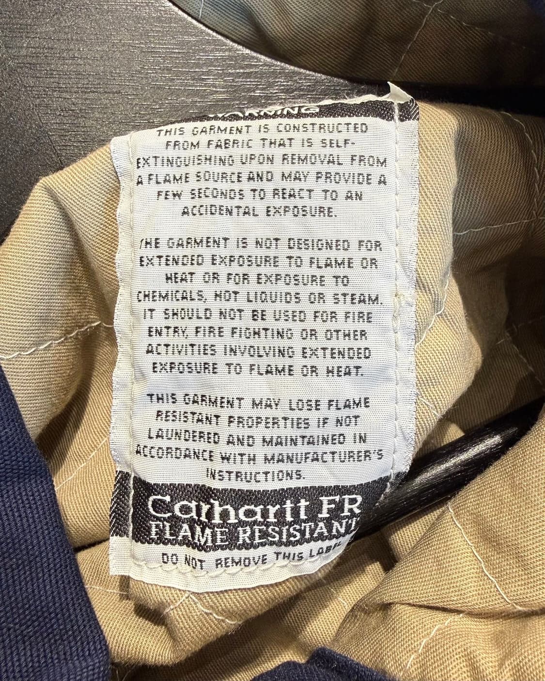 칼하트 FR 네이비 워크 자켓 상품이미지10